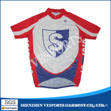 Heat Transfer Printing Short Sleeve Cycling Jerseys